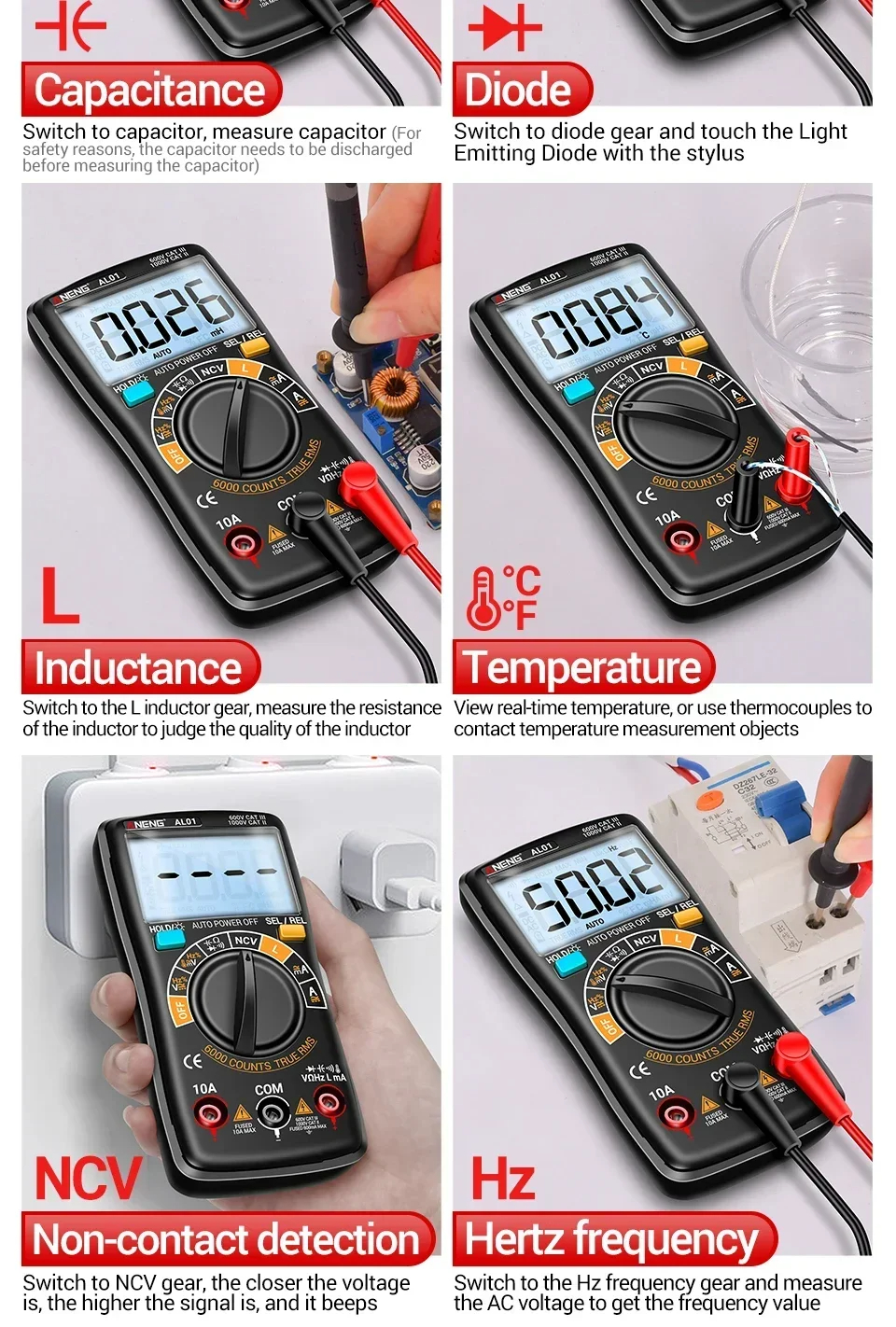 ANENGAL01PortableDigitalMultimeterHighPrecisionVoltageCurrentResistanceCapacitanceFrequencyTemperatu-2010859-10