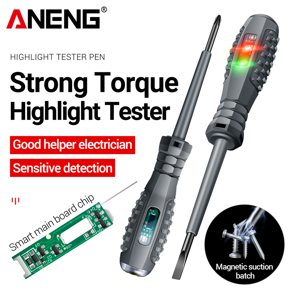 ANENGB05ElectricPenScrewdriverABSPlasticMagneticBatch25mmHighlightTesterLineBreakpointDetection-1996123-1