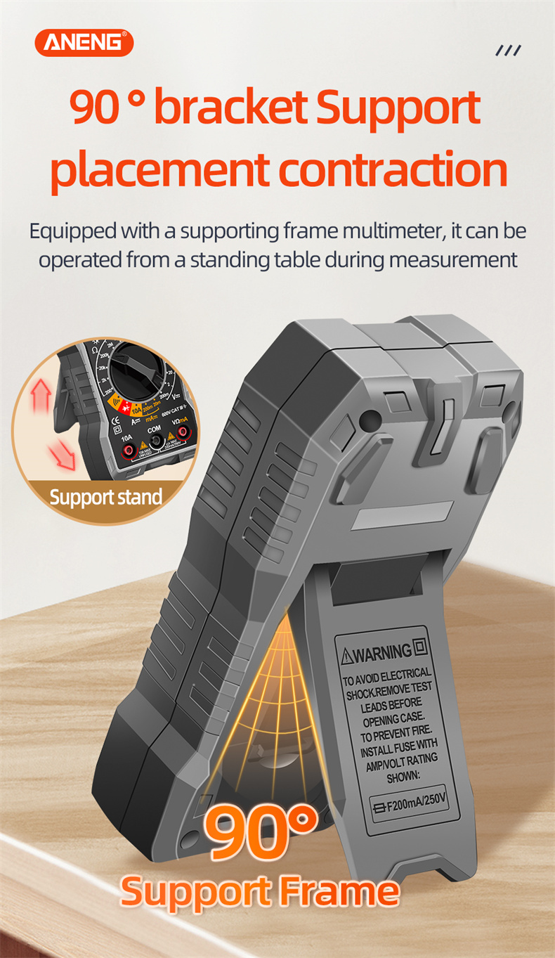 ANENGM113DigitalMultimeterTrueRMSHighAccuracyDCACVoltageCurrentResistanceTesterAutoShutdownABSMateri-1997005-7