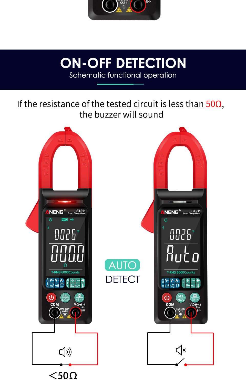 ANENGST211DigitalClamp-OnCurrentMultimeter6000CountsTrueRMSLargeColorDisplayIntelligentManualAutomat-1888192-14