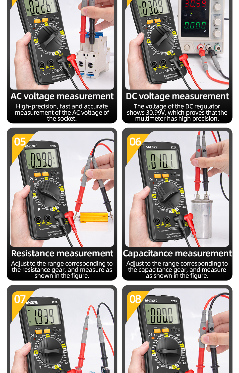 ANENGSZ08Ultra-thinSplitLCDDigitalMultimeterTesterwithStowableTestPenACDC220VProfessionalMultimetroA-1933493-7