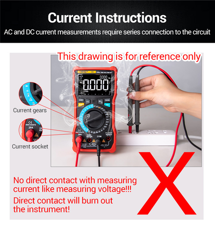 ANENGSZ303MultifunctionalMeasureMeterwithAccurateACDCVoltageCurrentResistanceHzReadingConvenientAuto-2015558-19