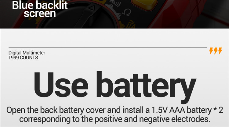ANENGSZ303MultifunctionalMeasureMeterwithAccurateACDCVoltageCurrentResistanceHzReadingConvenientAuto-2015558-8