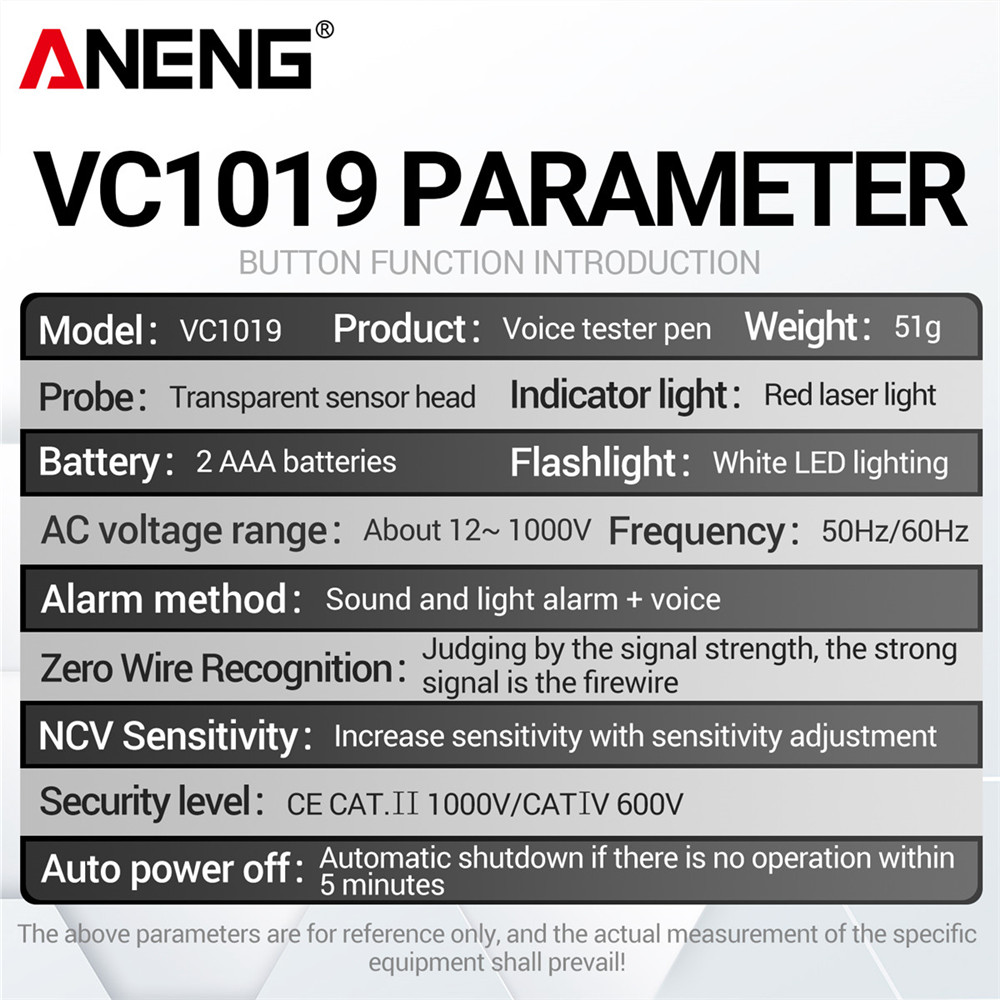 ANENGVC1019RedLaserTestPenVoiceBroadcastVoltageDetector12-1000VVoltCurrentNon-ContactPenElectricTest-1983033-14