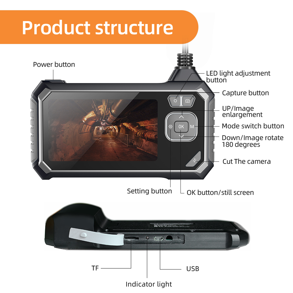 ANESOK1138mmEndoscopeCameraLCDDisplay43in1080PIndustrialBorescopeWaterproofforHighDefinitionDetectio-1987706-19