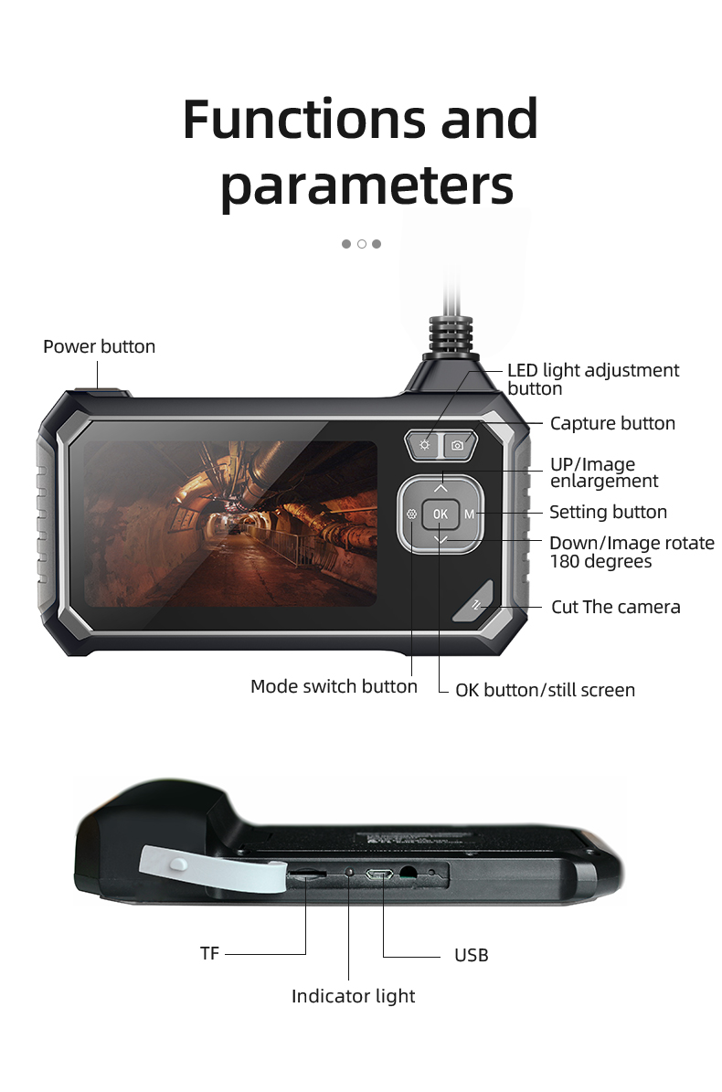 ANESOK1138mmEndoscopeCameraLCDDisplay43in1080PIndustrialBorescopeWaterproofforHighDefinitionDetectio-1987706-9