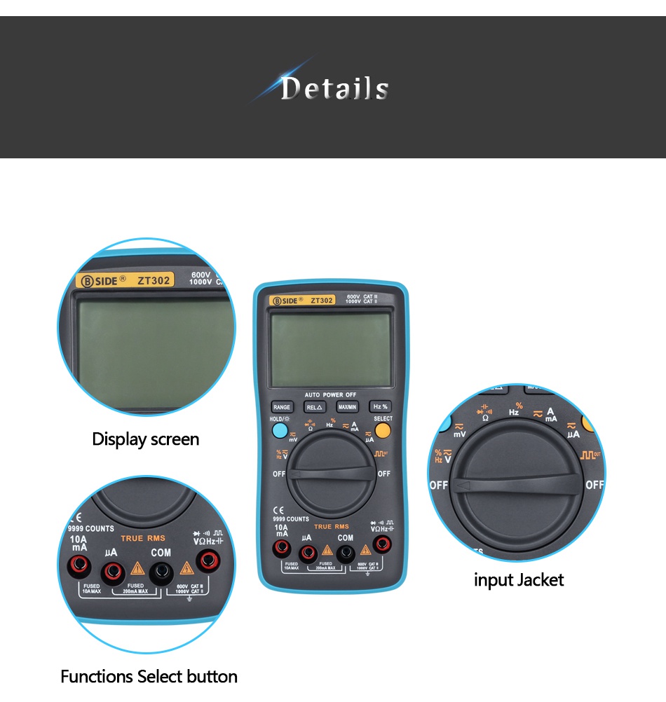 BSIDEZT302DigitalMultimeter9999CountsTrueRMSMultifunctionACDCVoltageTemperatureCapacitanceTester-1967471-4