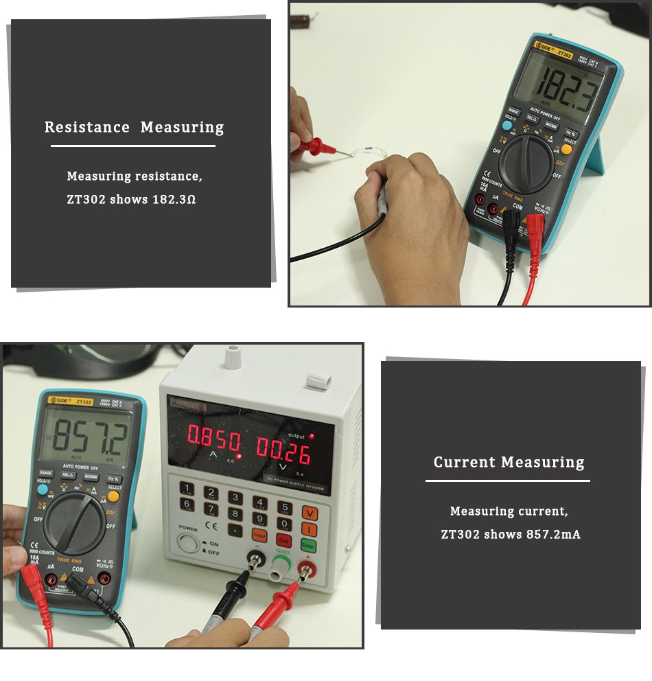 BSIDEZT302DigitalMultimeter9999CountsTrueRMSMultifunctionACDCVoltageTemperatureCapacitanceTester-1967471-7