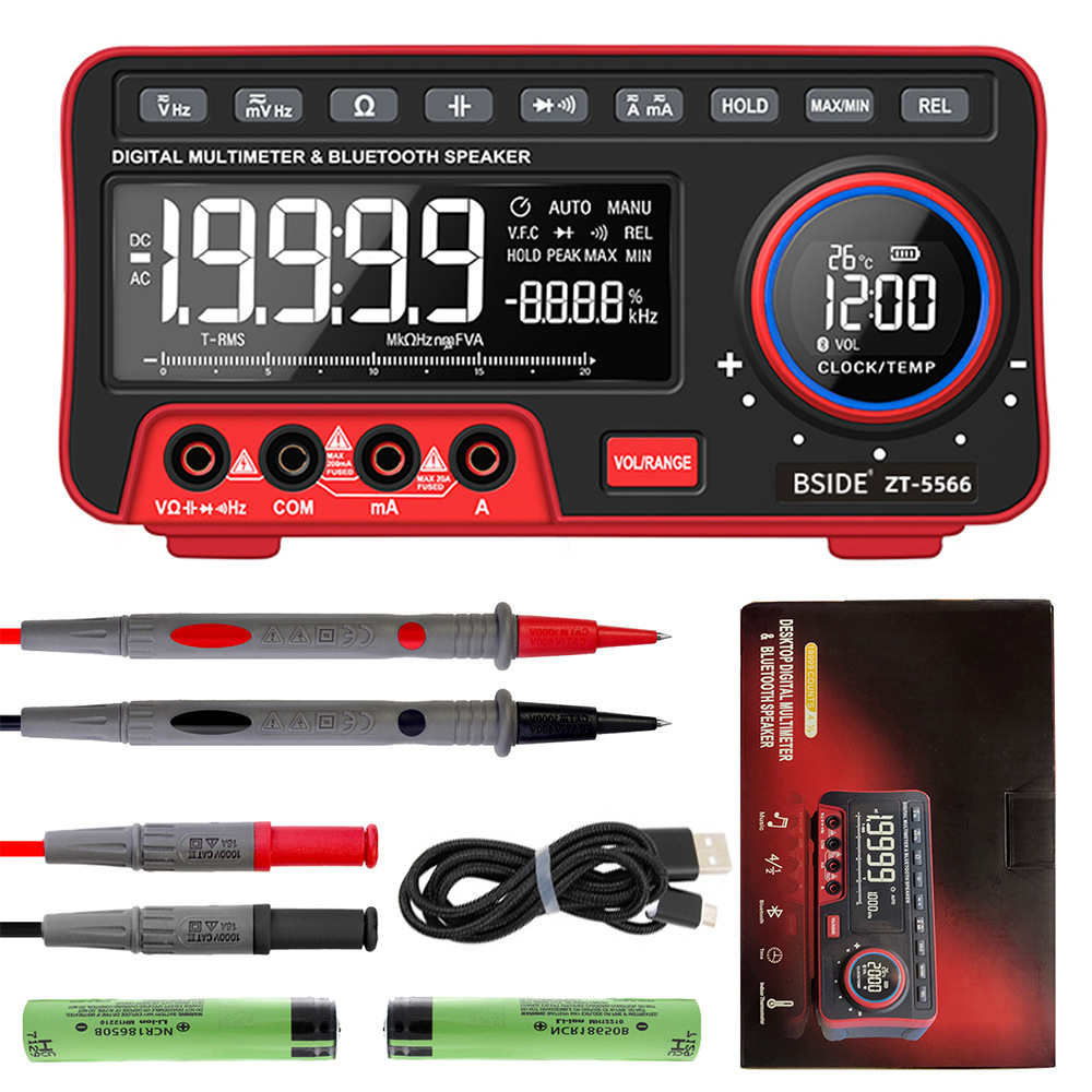 BSIDEZT556619999CountsAutomaticRangeMulti-functionBluetoothSpeakerDigitalDesktopMultimeter-1966584-12