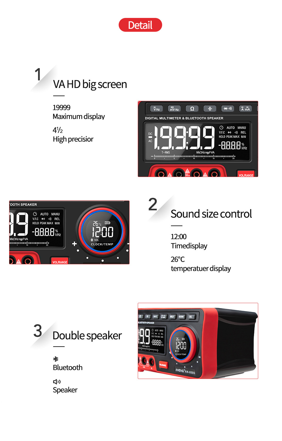 BSIDEZT556619999CountsAutomaticRangeMulti-functionBluetoothSpeakerDigitalDesktopMultimeter-1966584-10