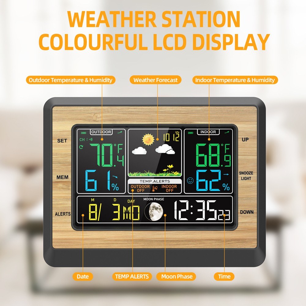 ColorScreenWeatherForecastClockTemperatureandHumidityMeterMultifunctionalElectronicAlarmClockBaromet-1994599-2