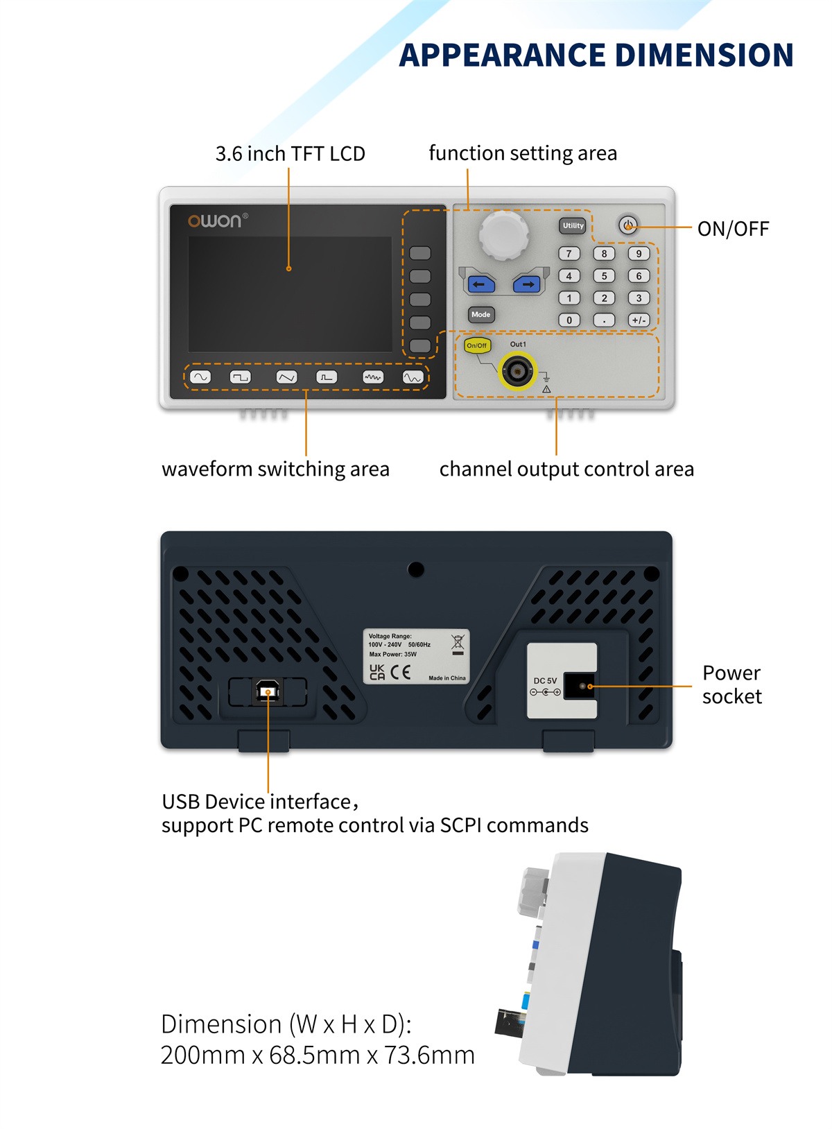 DGE1030DGE1060ArbitraryWaveformGenerator1Channel30Mhz60MhzBandwidth14BitsDigitalWaveformGenerator-2010032-2