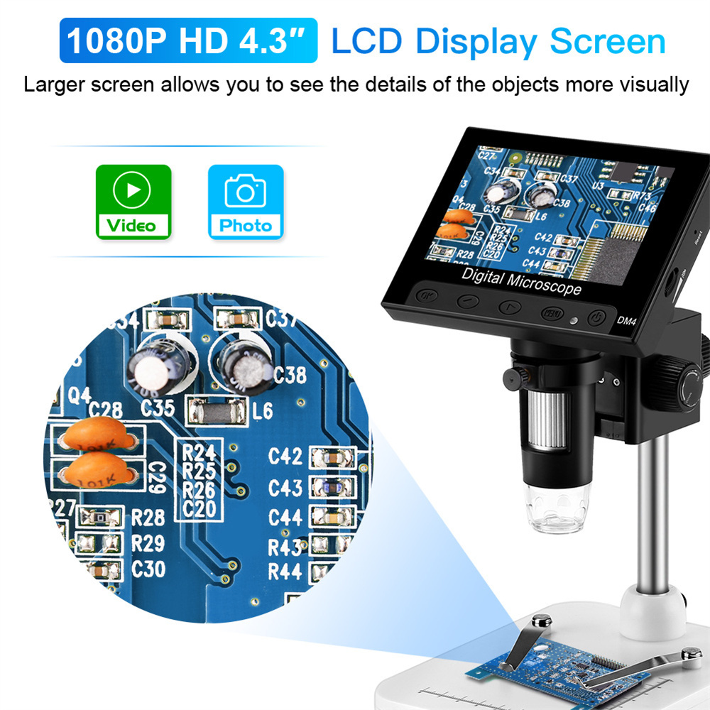 DM4-Z01B019DigitalMicroscope1000X43Display8LEDMagnifyingLoupeCameraLens2MPAdjustableLEDMicroscopeFor-1994937-2