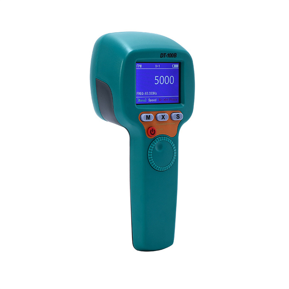 DT-100BDigitalHandheldStroboscopeLEDFlashStrobeTachometerNonContactRotationalSpeedAnalyzerRechargeab-1996306-5