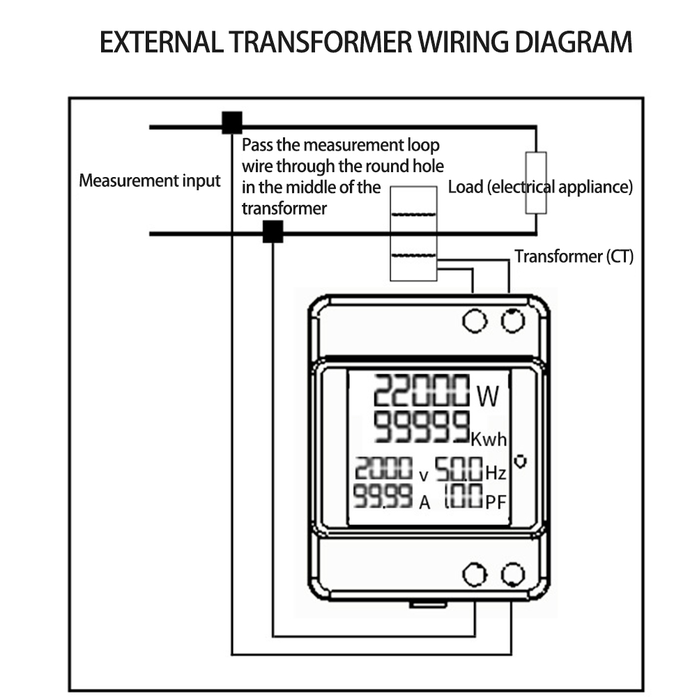 ET32-669HighPrecisionProfessionalElectricalMeterwithFull-viewLCDScreenMeasuresVoltageCurrentPowerFre-2004581-5