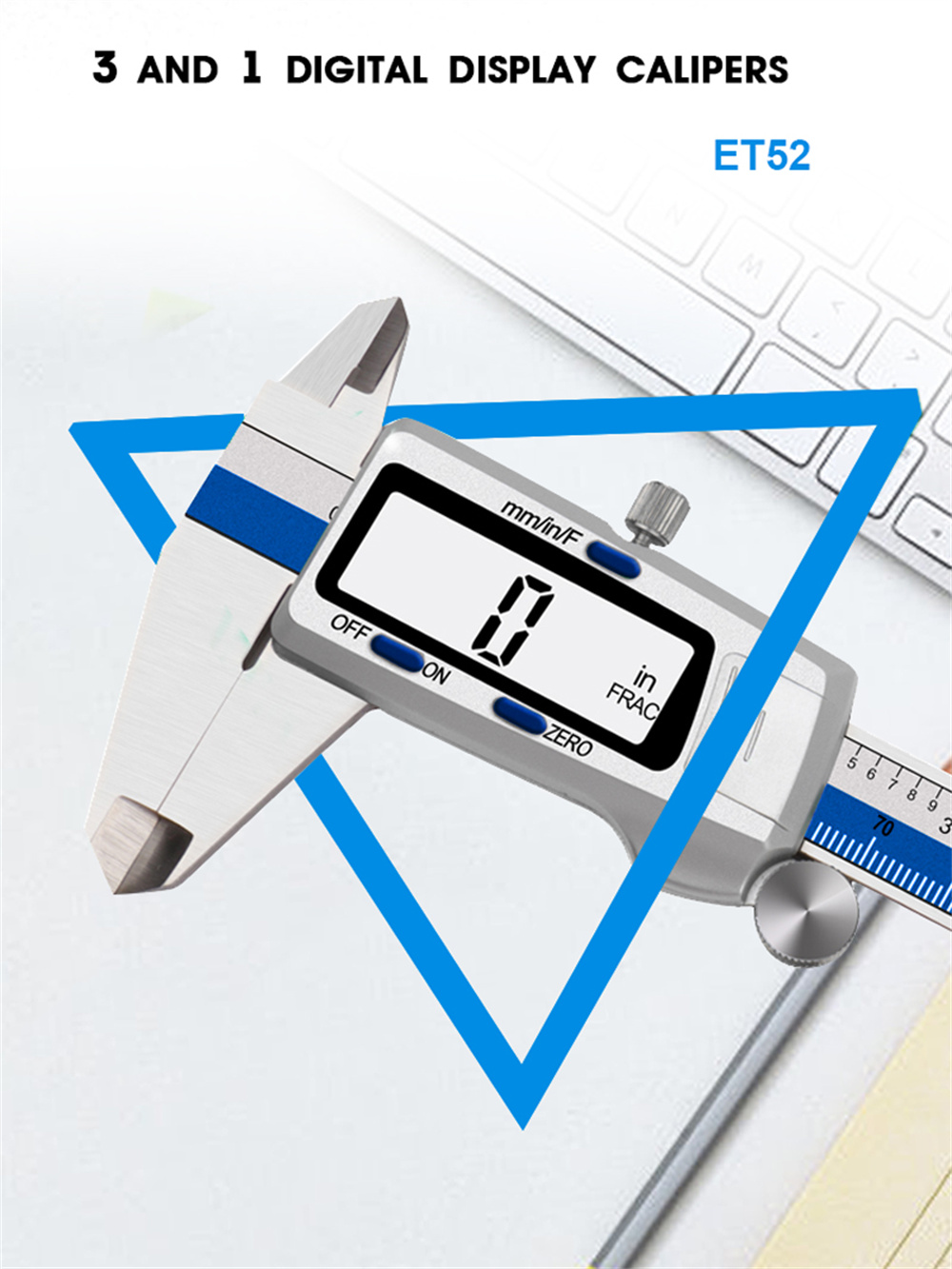 ET52StainlessSteelCaliperMeasuringToolDigitalPrecisionCaliperwithMagneticStripeStickerTechnology001-2008203-2