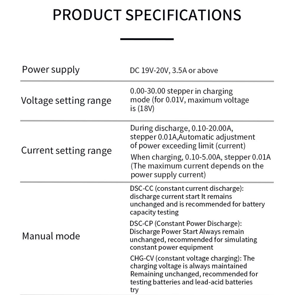 ElectronicBatteryCapacityTesterDigitalLCDDisplayHighPowerBatteryInternalResistanceTestMeterSupportin-2004479-7