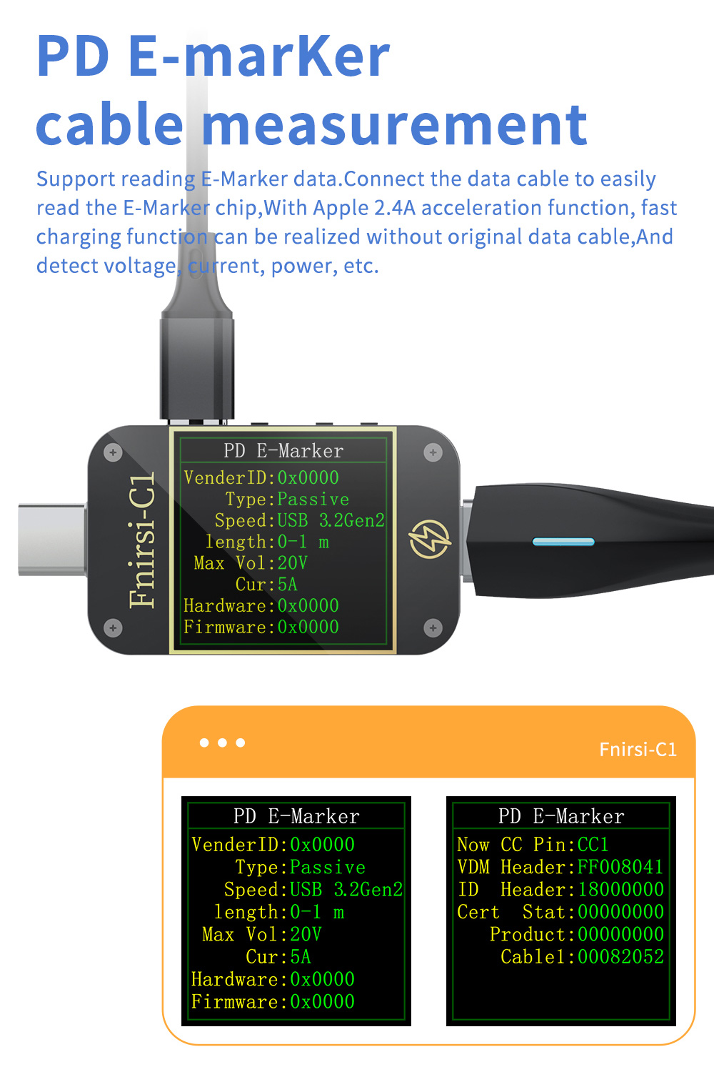 FNIRSI-C1Type-CPDTriggerUSB-CVoltmeterAmmeterFastChargingProtocolTestType-CMeterPowerBanktesterWithP-1982705-18