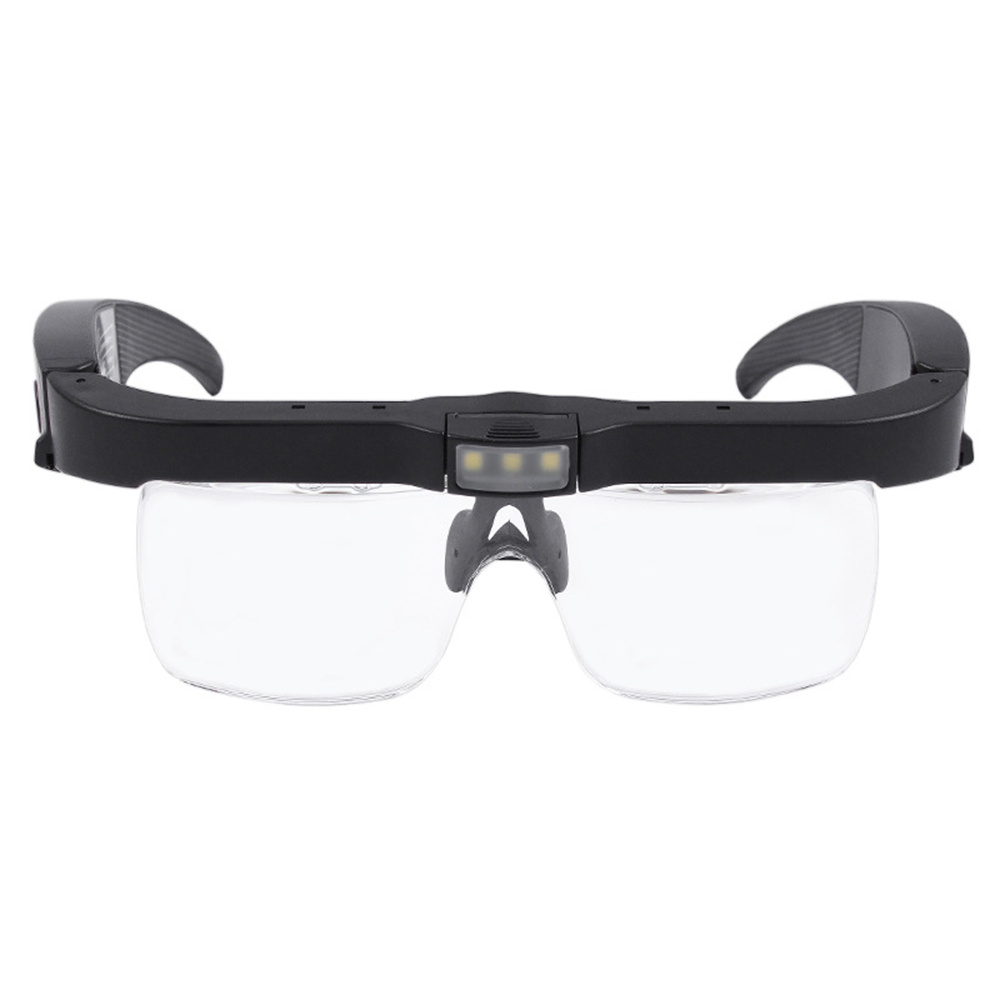 FoldableLEDHeadbandMagnifier150D-40XAdjustableMagnifyingGlasses12539DC112539DC2AcrylicOpticalLensesB-1999640-1