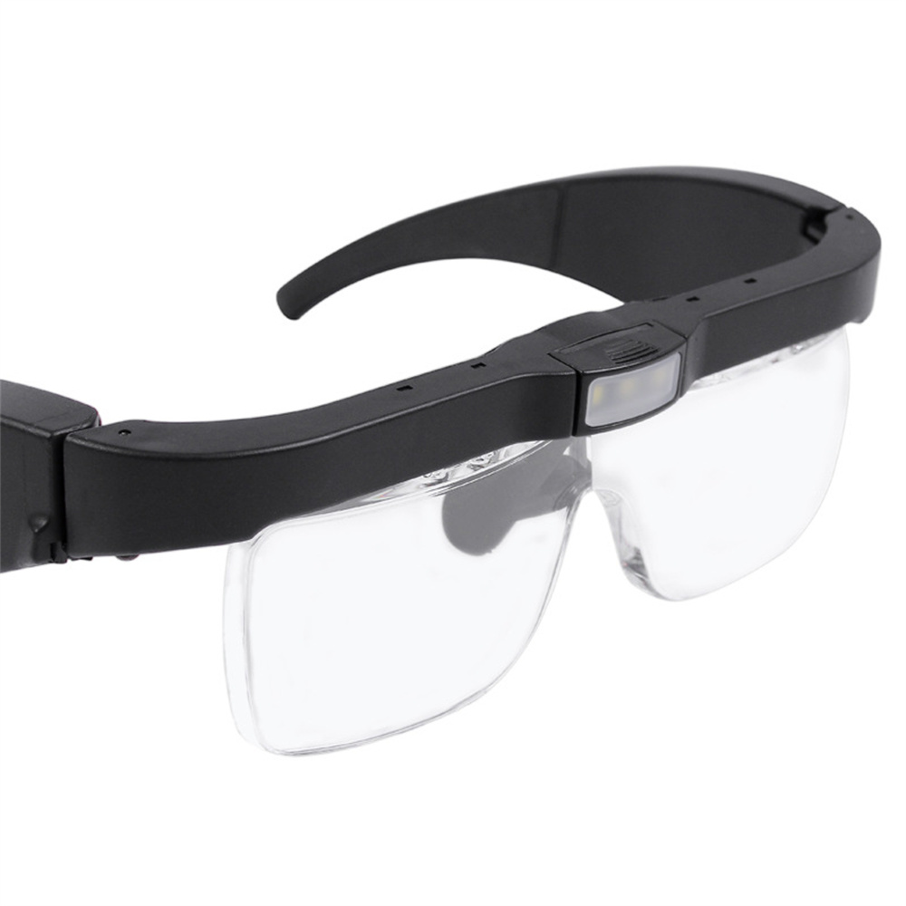 FoldableLEDHeadbandMagnifier150D-40XAdjustableMagnifyingGlasses12539DC112539DC2AcrylicOpticalLensesB-1999640-4