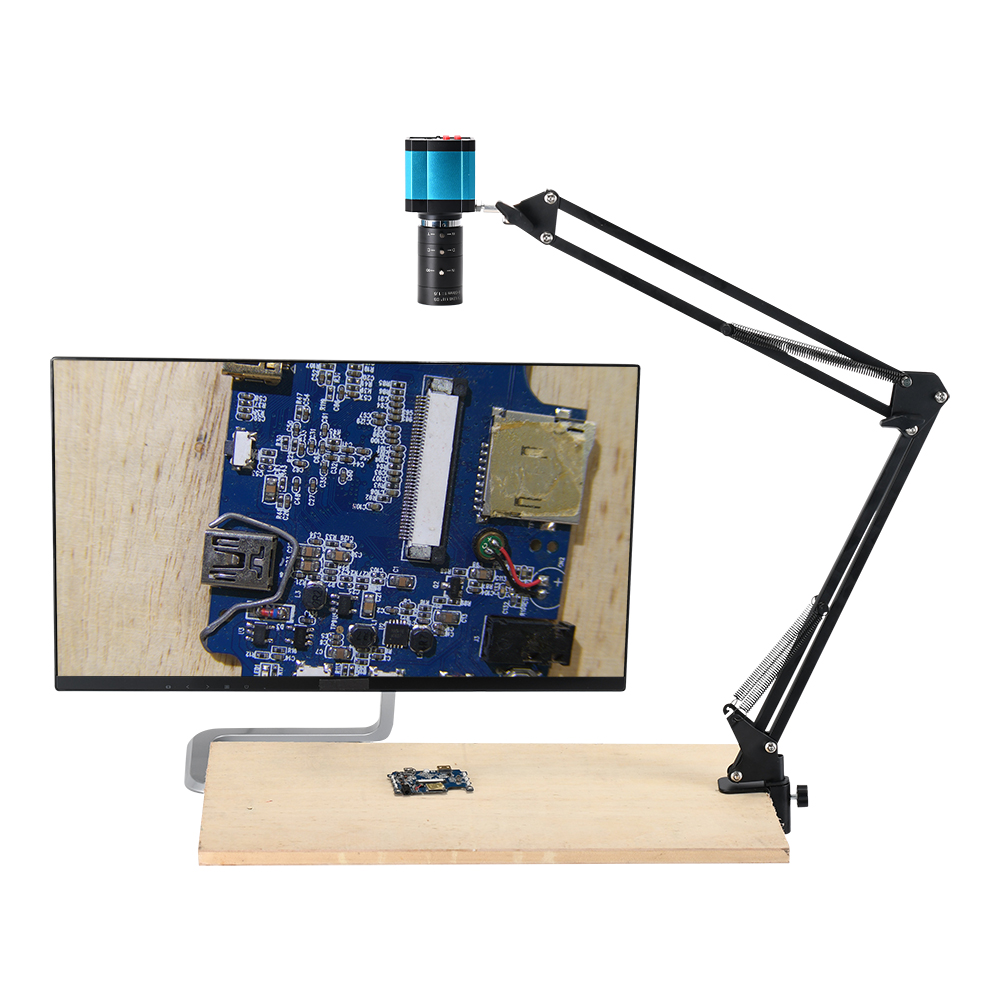 HAYEAR48MP1080P2KHDMIUSBIndustrialVideoMicroscopeCameraBigVisualFieldManualIRIS6-60mmZoomLensforPCBS-1921289-1