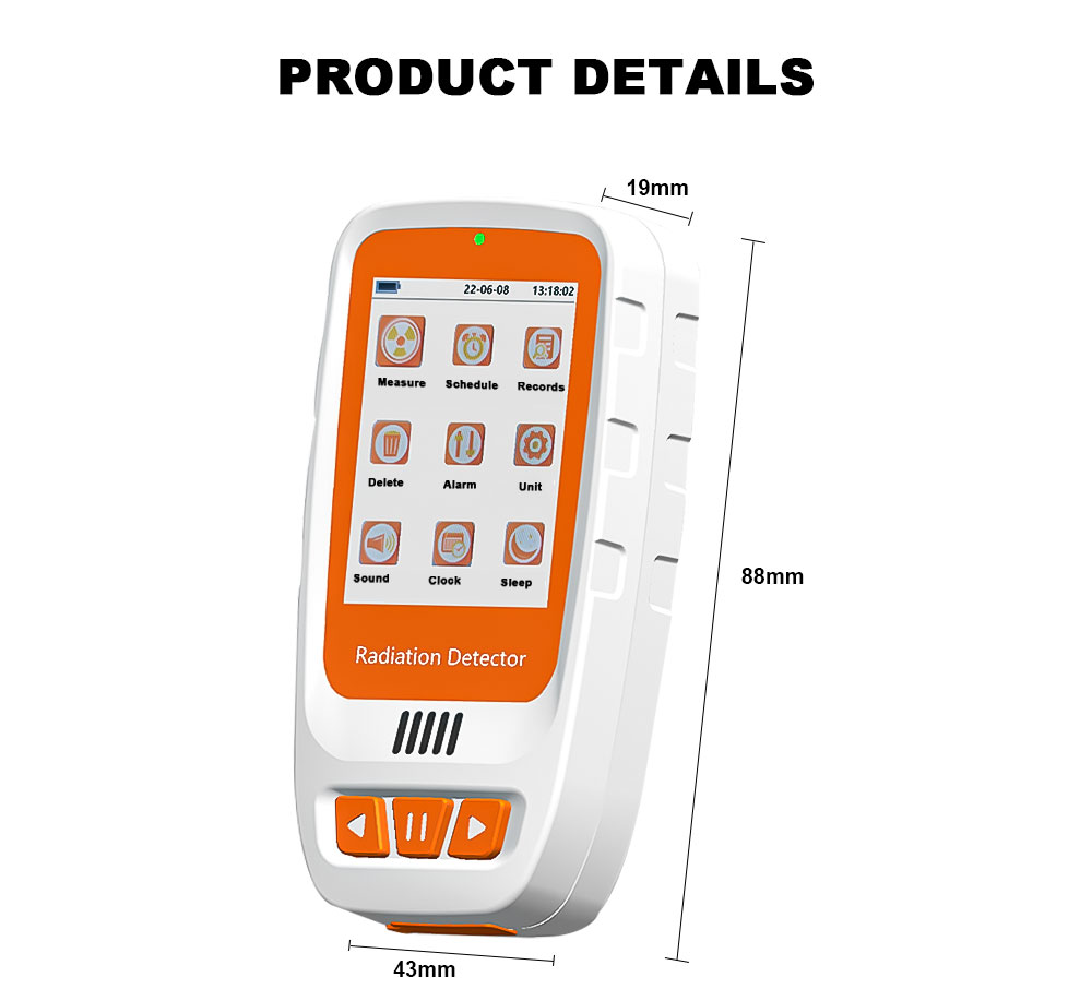 HFS-20GeigerCounterNuclearRadiationTesterRadioactiveTesterPersonalDosimeterX-rayBetaGammaTesterLCDRa-1980232-3