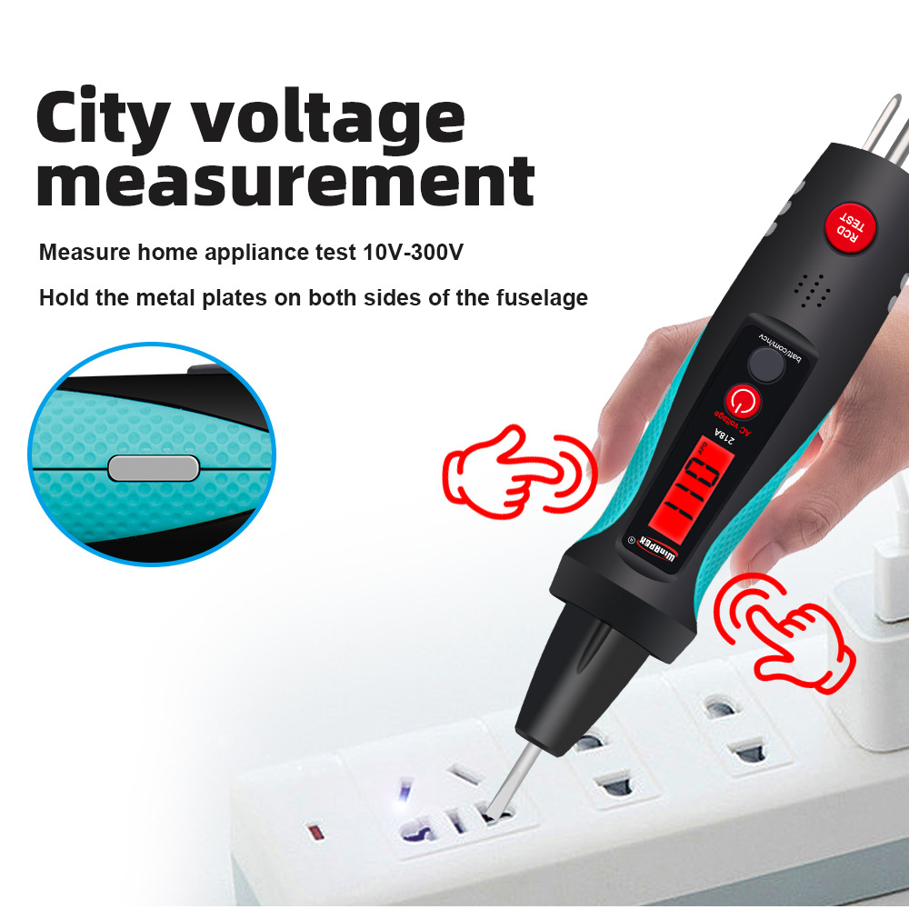 HY-218A2-in-1IntelligentInductiveVoltageTesterCircuitAnalyzerwithBatteryVoltageMeasurementSoundLight-2006793-10