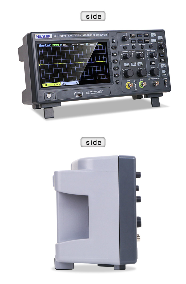 HantekDSO2D10DigitalOscilloscope2CH1CHDigitalStorage1GSsSamplingRate100MHzBandwidthDualChannelEconom-1765904-13