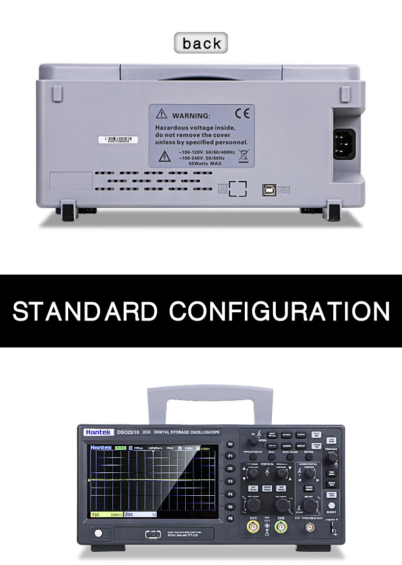 HantekDSO2D10DigitalOscilloscope2CH1CHDigitalStorage1GSsSamplingRate100MHzBandwidthDualChannelEconom-1765904-14