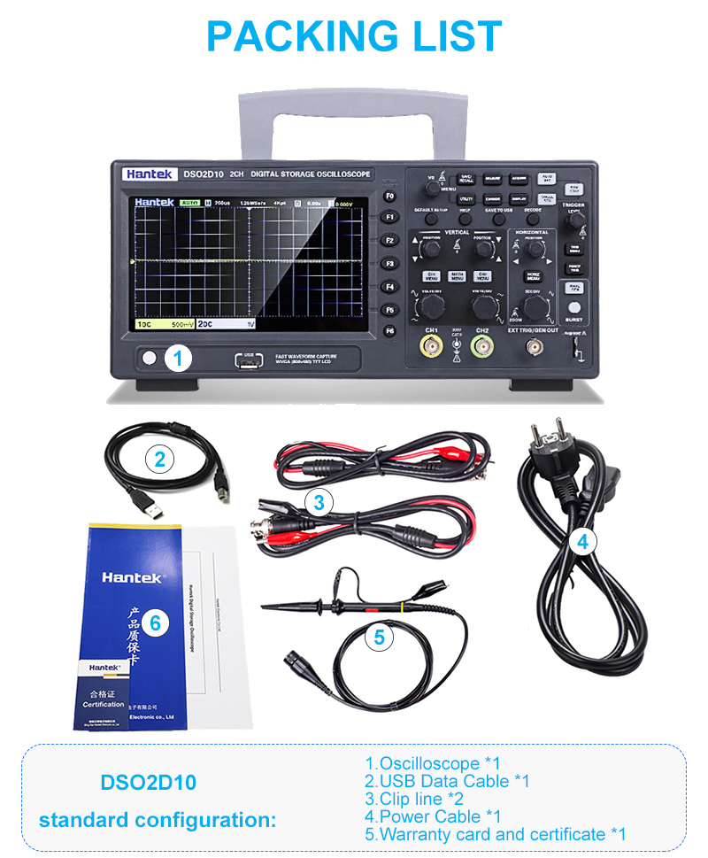 HantekDSO2D10DigitalOscilloscope2CH1CHDigitalStorage1GSsSamplingRate100MHzBandwidthDualChannelEconom-1765904-16