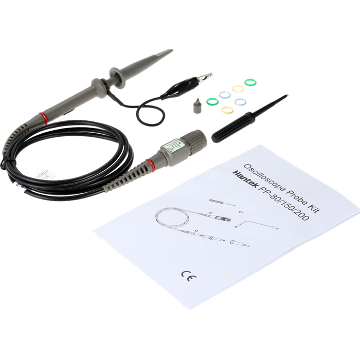 HantekPP-1501PCEOscilloscopeProbes100MHz1X10XDigitalMultimeterOscilloscopeClipProbe-1157988-9