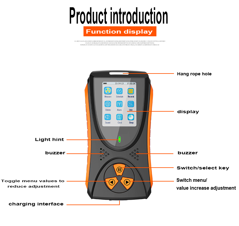 HighPrecision005uSv-50mSvNuclearRadiationTesterRadioactiveTesterwithBuilt-inBatteryTFT20ColorDisplay-1936930-11