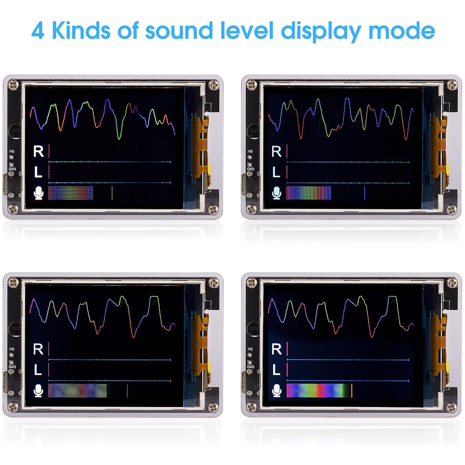 IR240LCDSoundLevelMusicSpectrumClock32-bitProcessor6DisplayModesWirelessMicInputRemoteControlBrightn-2000389-5