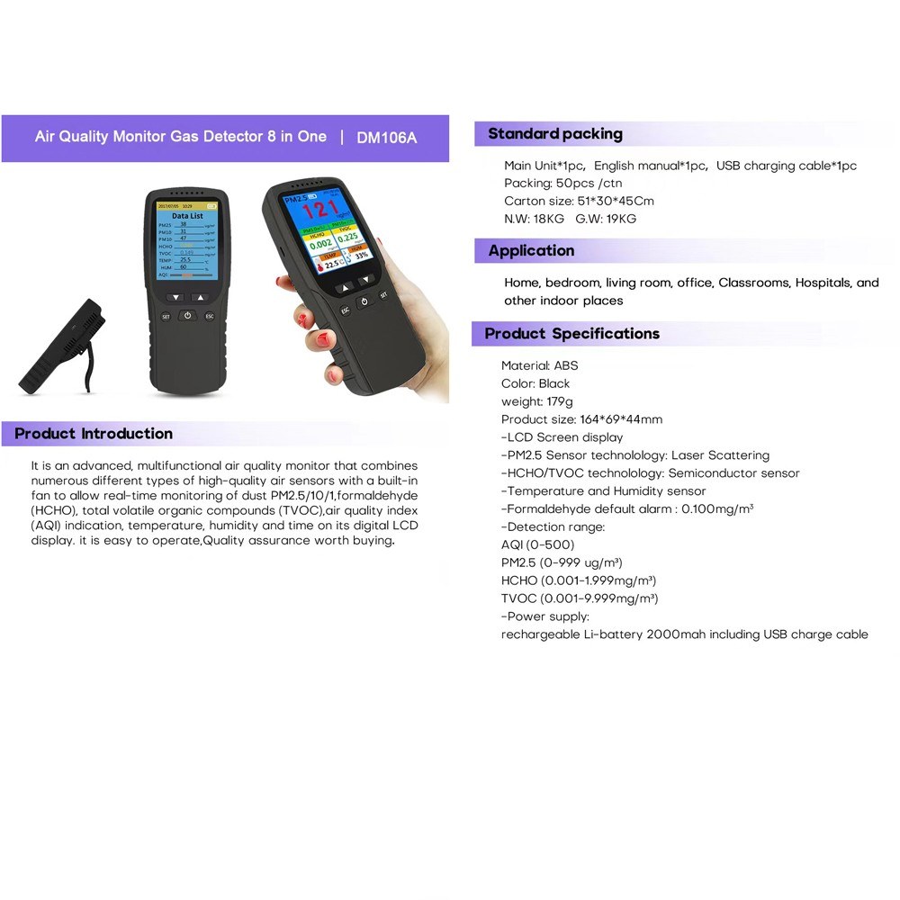 IndoorPortablePM25DetectorMultifunctionalThermohygrometerHomeLCDDigitalAirDetectorIntelligentAirQual-2004481-4