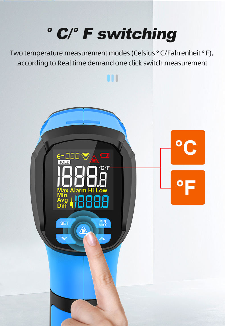 IndustrialInfraredThermometerIR05IR05AIR05BwithBroadTemperatureRangeQuickResponseTimeMulti-purposeUs-2011188-9