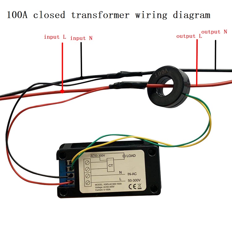 KEWEISIAC50300V20A100ADigitalElectricityMeterVoltmeterAmmeterWithCTPowerCurrentVoltageTemperatureMea-1722757-13