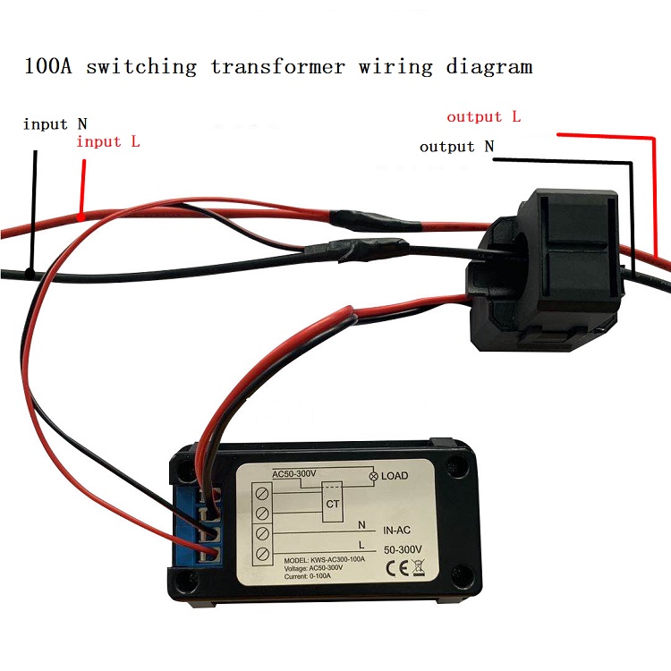 KEWEISIAC50300V20A100ADigitalElectricityMeterVoltmeterAmmeterWithCTPowerCurrentVoltageTemperatureMea-1722757-14