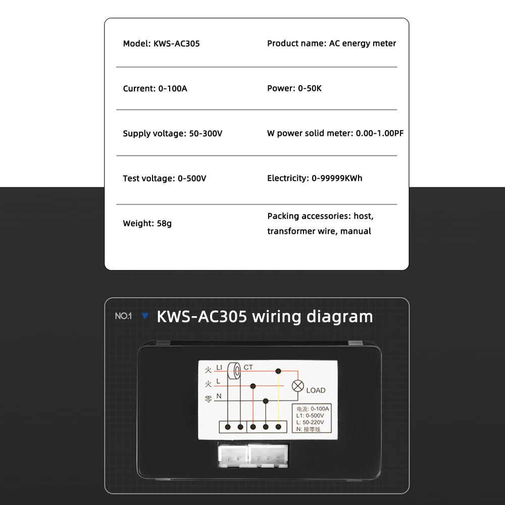 KWS-AC305AC50-300V0-100ALEDDigitalVoltmeterACVoltagePowerEnergyMeterforElectricalTools-1943723-4