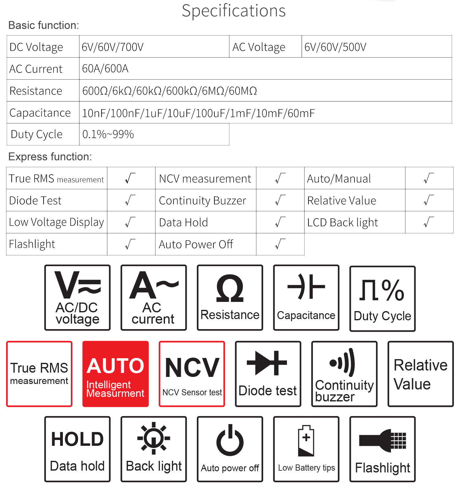 KaemeasuKM-CM21EIntelligentMultifunctionalClampMeterHighPrecisionElectriciansToolforACDCVoltageACCur-1993185-1