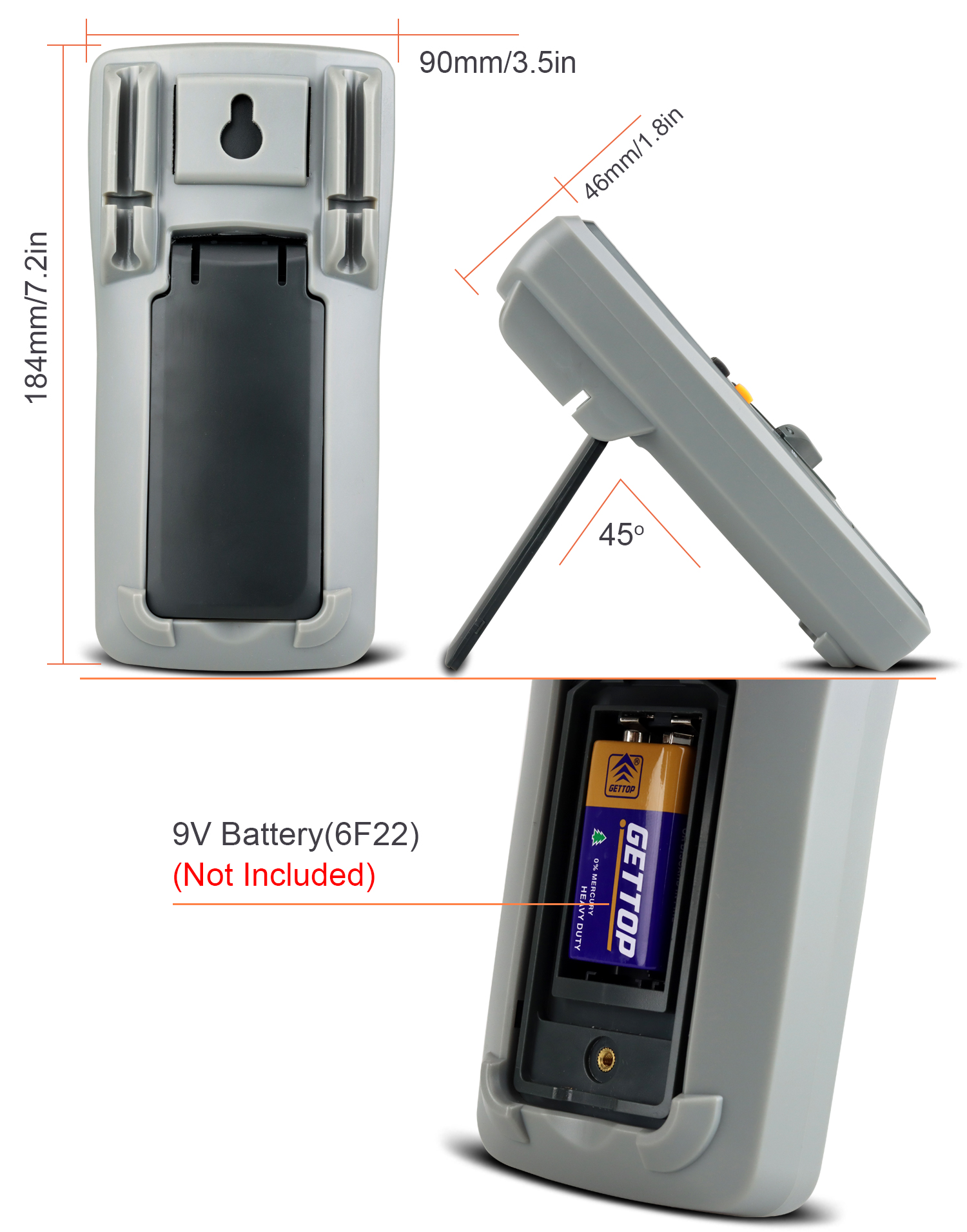 KaemeasuKM-DM02SDigitalMultimeterwithVoiceBroadcastTrueRMSMeasurementNon-ContactVoltageDetectionHigh-1993195-13