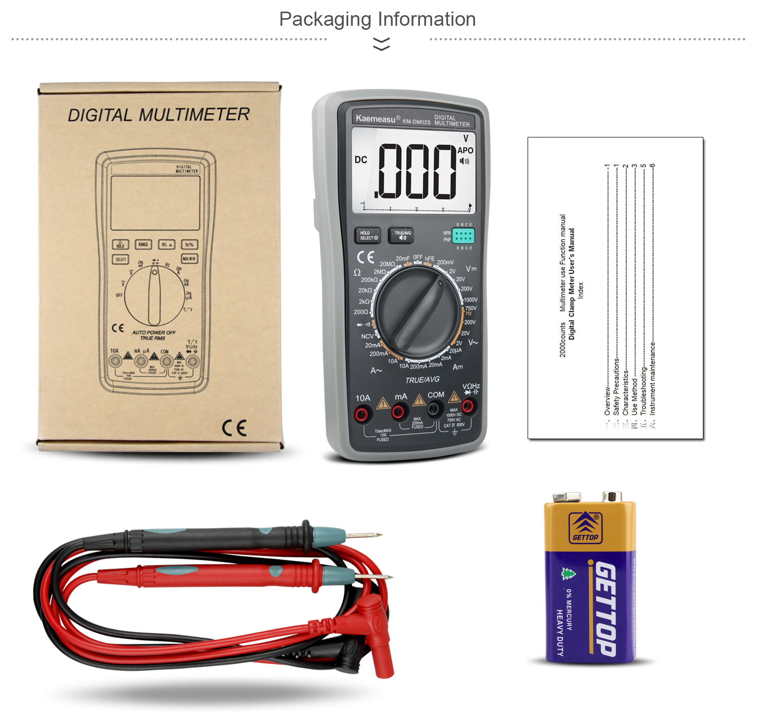 KaemeasuKM-DM02SDigitalMultimeterwithVoiceBroadcastTrueRMSMeasurementNon-ContactVoltageDetectionHigh-1993195-14