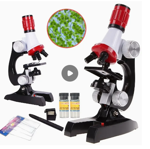 KidsMicroscopeKit100-1200XLEDBiologicalScienceLabToyGiftExploreMicroscopicWorldFosterCuriosityEasyOp-1993054-16