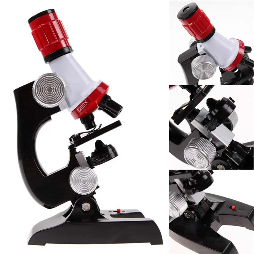 KidsMicroscopeKit100-1200XLEDBiologicalScienceLabToyGiftExploreMicroscopicWorldFosterCuriosityEasyOp-1993054-6