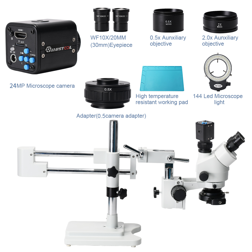 MUSTOOL35X90XSimul-FocalDoubleBoomStandTrinocularStereoZoomStereoMicroscope24MP4KHDMI-compatibleCame-1990662-1