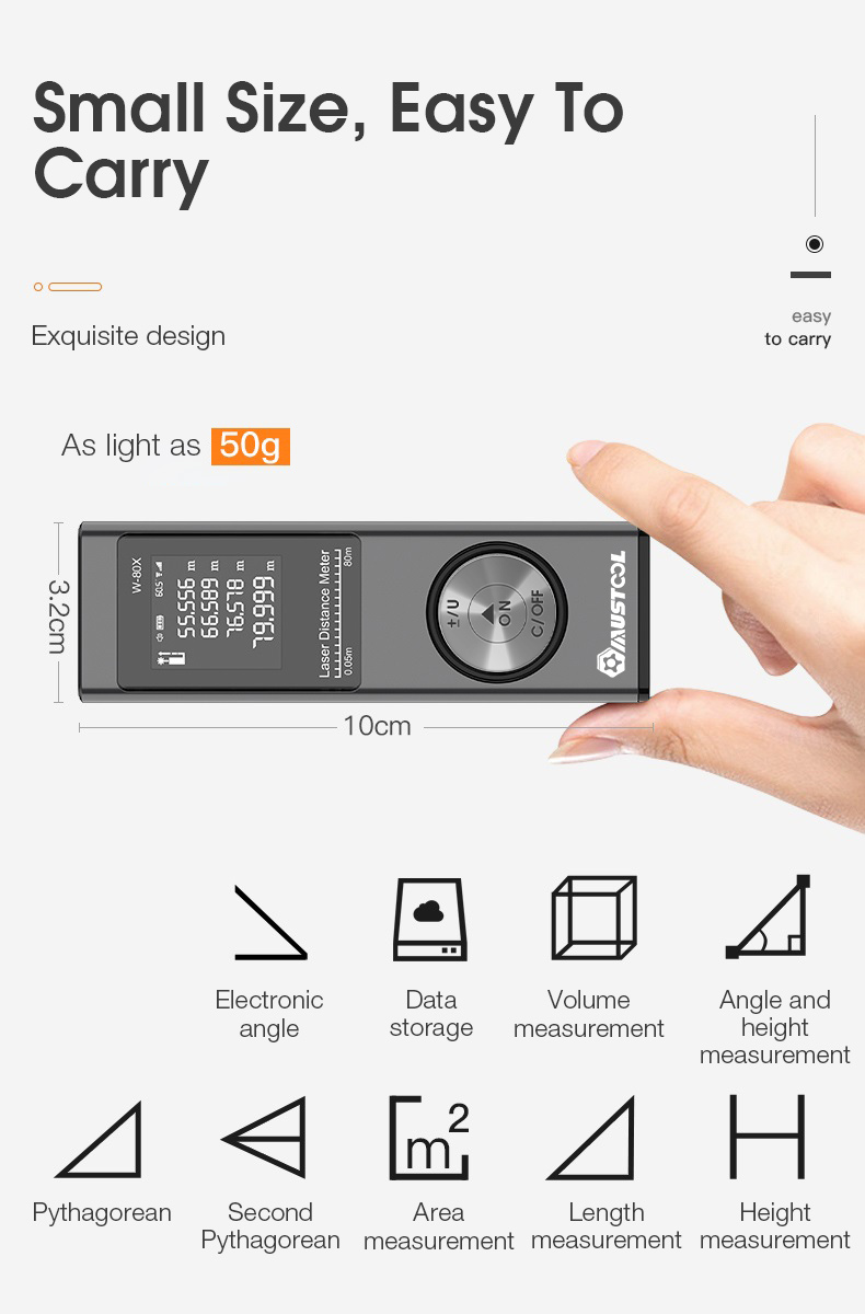 MUSTOOL80mDigitalMiniLaserRangefinderwithElectronicAngleSensorMInFtUnitSwitchingUSBChargingPythagore-1694249-12