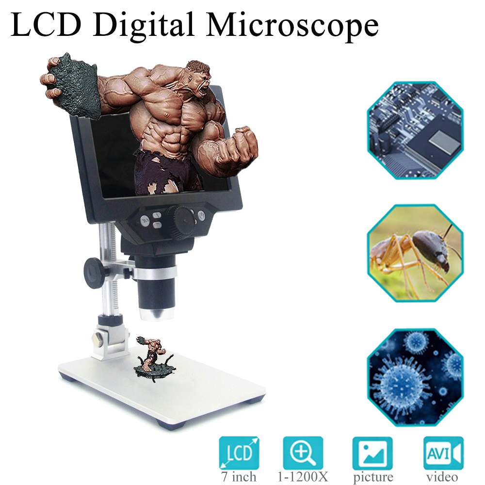 MUSTOOLG1200DigitalMicroscope12MP7InchLargeColorScreenLargeBaseLCDDisplay1-1200XContinuous-1553823-6