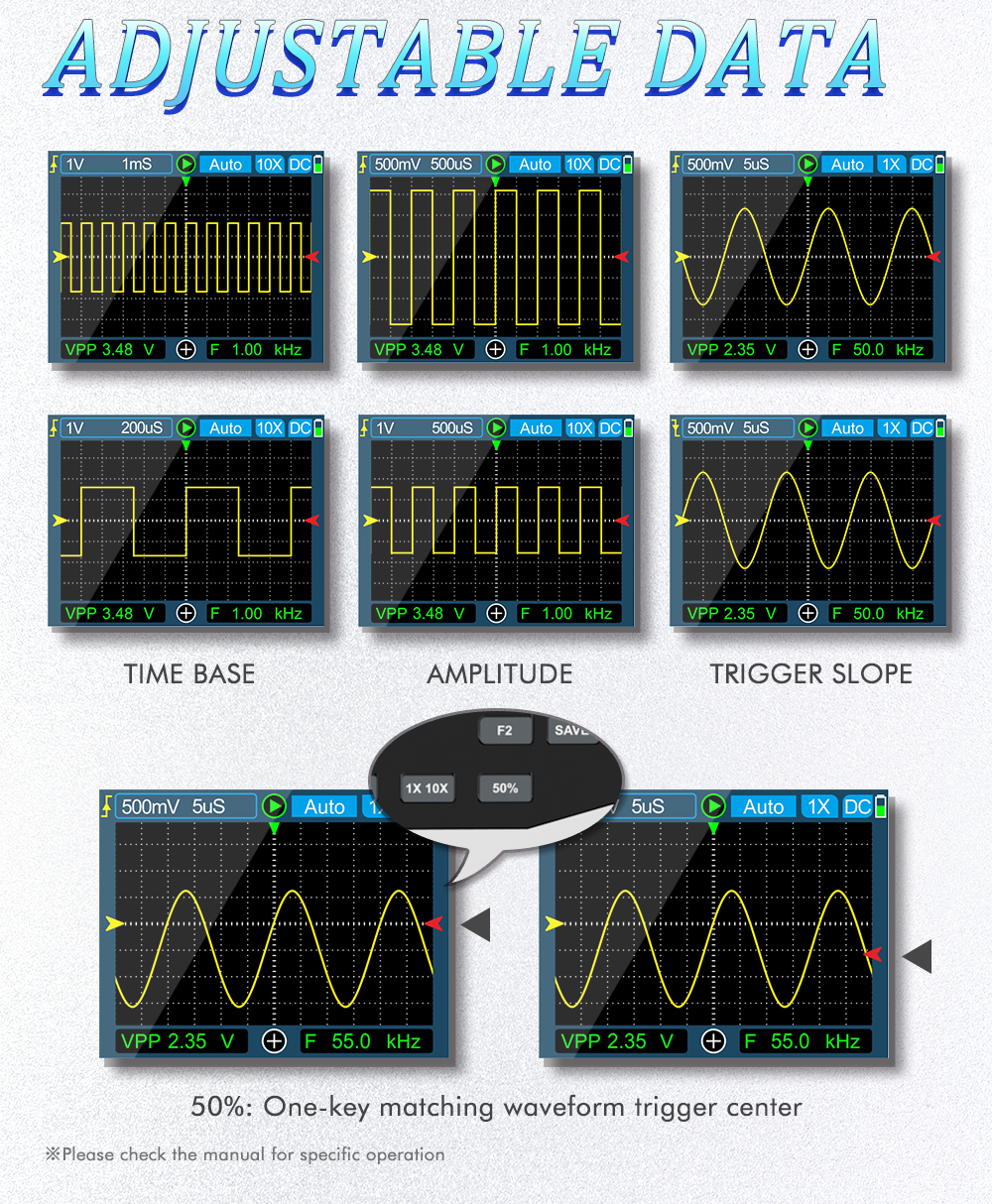 MUSTOOLMDS120MProfessionalDigitalOscilloscope120MHzAnalogBandwidth500MSsSamplingRate320x240LCDScreen-1759856-5