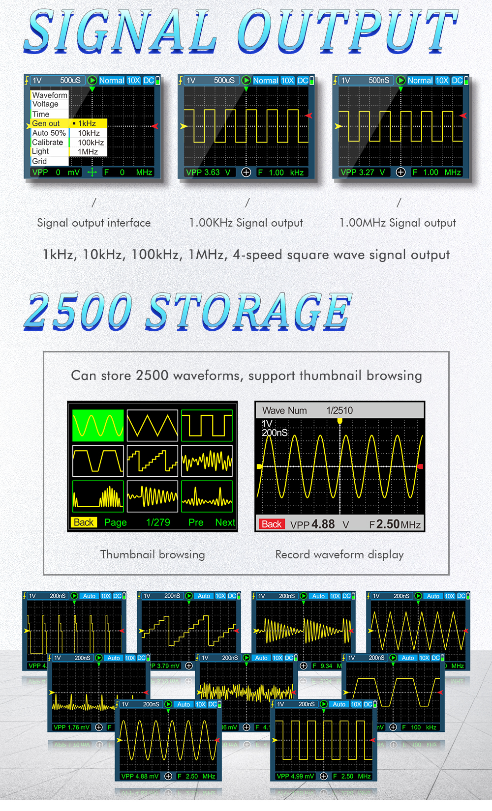 MUSTOOLMDS120MProfessionalDigitalOscilloscope120MHzAnalogBandwidth500MSsSamplingRate320x240LCDScreen-1759856-6