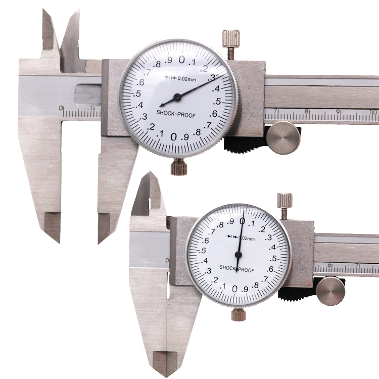 MetricGaugeMeasuringToolDialCaliper0-150mm002mmShock-proofStainlessSteelPrecisionVernierCaliper-1602579-2