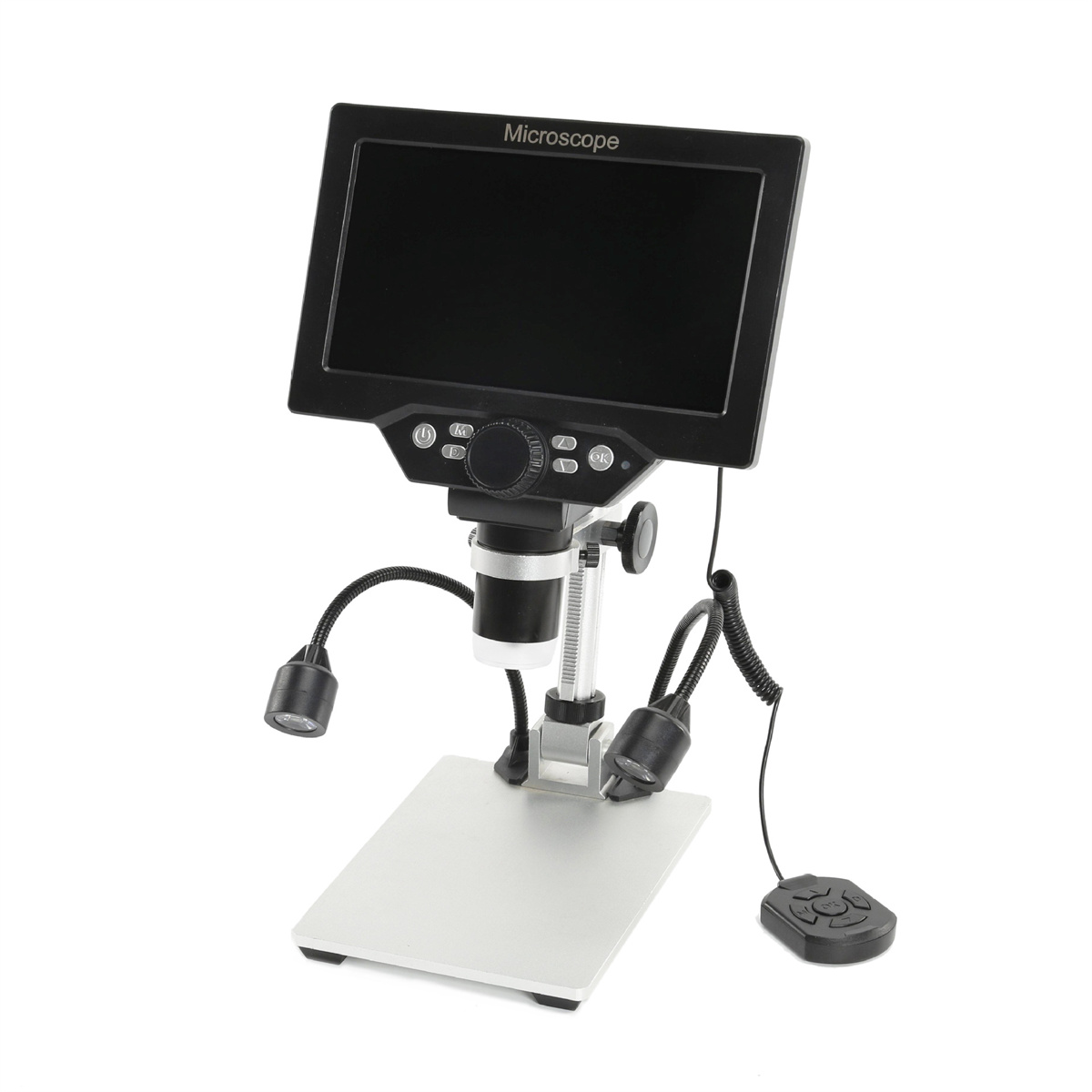 MultilingualHigh-DefinitionB1200DigitalMicroscopewith12MPCamera1200XMagnificationAdjustableStandLEDL-2012968-1